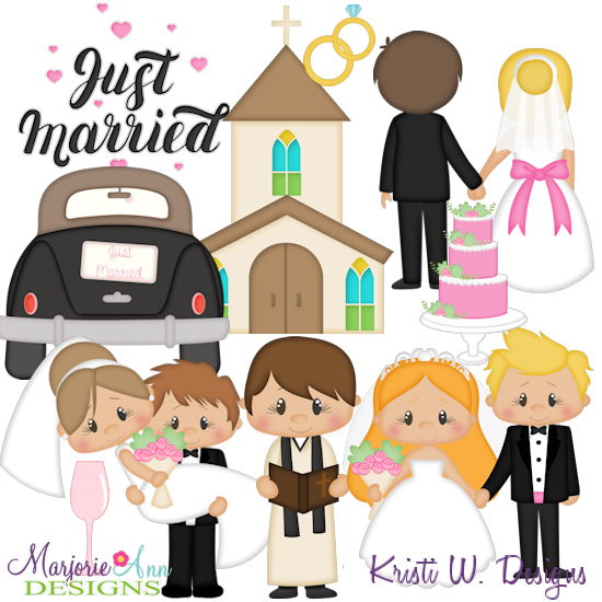 Our Wedding Day SVG Cutting Files Includes Clipart - Click Image to Close